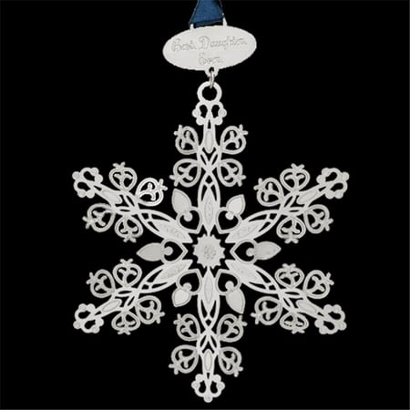Chem Art 60593 4.25 in. Festive Snowflake Best Daughter Ever Handcrafted Christmas (Best Research Chem Site)