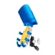 thumbnail image 1 of Soporte para teléfono de motocicleta con mini visera, soporte resistente para smartphone, universal Espejo retrovisor azul, 1 of 8
