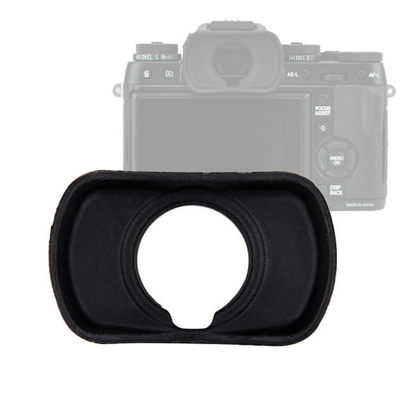 JJC EF-XTL Soft Durable Silicone Eyecup Viewfinder For Fuji Fujifilm GFX100 X-T1 X-T2 X-T3 X-T4 GFX-50S X-H1, Replaces Fujifilm EC-XT L Eyecup
