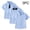 #272-Blue, variant on Ceisia Kids 5 Piece Suit Set Short Sleeve British Style Button Down Shirt Gentleman Formal School Uniform with Tie Black 4 Years Gifts for Father