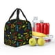 thumbnail image 5 of Fotbe Pixel Game Bolsa Térmica con Estampado y Forro de Aluminio Grueso Bolsa de Almuerzo con Bolsillo Frontal para Hombres y Mujeres, Ideal para Trabajo, Escuela, 5 of 8