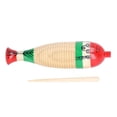 thumbnail image 3 of Guiro Percussion Instrument, Beautiful Sounds Education Tool Wooden Guiro Pretty Design  For School, 3 of 8