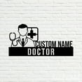 thumbnail image 4 of Handmadetneonsign Doctor Metal Nameplate, Doctor Desk Nameplate, Doctor Desk Name Plate Decor, 4 of 5