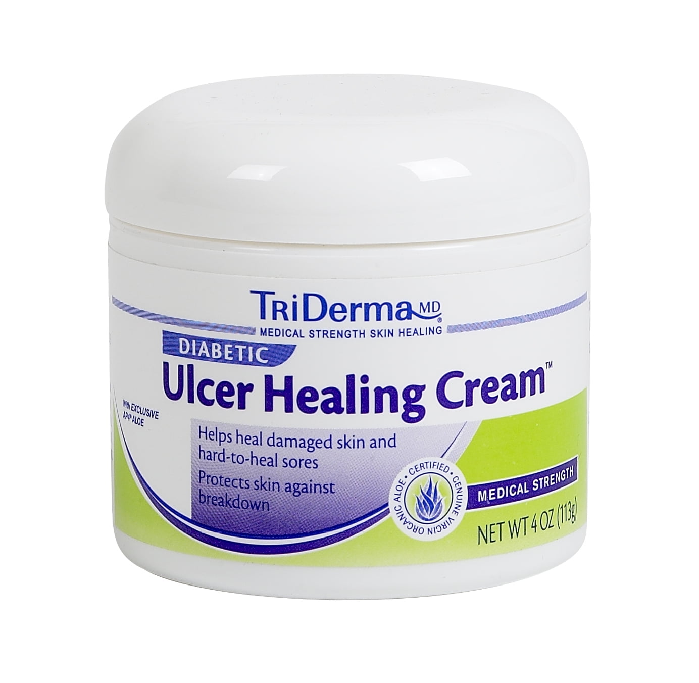 TriDerma Pressure Sore Relief Healing Cream Pack of (4) 4 Ounce Jars