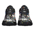thumbnail image 5 of Faith Hope Love Autism Awareness Snowman Christmas Shoes Sneakers for Women Men Black Size 3.5, 5 of 7