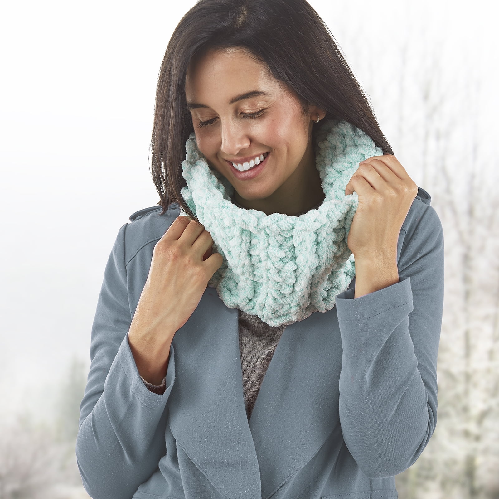 Crafted by Catherine Neutral Multi Chunky Heather Super Bulky Yarn, 49 yards, 7oz/200g (2 Pack)