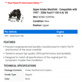 thumbnail image 2 of Upper Intake Manifold - Compatible with 1997 - 2006 Ford F-150 4.6L V8 1998 1999 2000 2001 2002 2003 2004 2005, 2 of 2