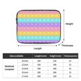 thumbnail image 3 of Colorful Pop 15 inch Portable Laptop Sleeve Compatible with MacBook Air Notebook Computer Case for Men Women College School Students, 3 of 7