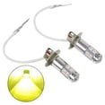 thumbnail image 4 of 2x NEW H3 100W 3000K High Power Yellow LED Fog Light Driving Bulbs, 4 of 8