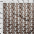 thumbnail image 3 of oneOone Cotton Cambric Brown Fabric Block Sewing Material Print Fabric By The Yard 56 Inch Wide-YW, 3 of 6