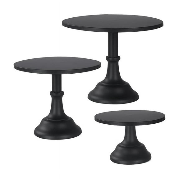 3Pcs Cake Stand, Stand , Tall Stands,Black