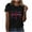 Black, variant on UVEASISHA July 4th Patriotic Shirts for Women Short Sleeve Religious Faith Shirt Independence Day Novelty Print Graphic Tees Wine L