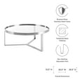thumbnail image 7 of Modway Relay Coffee Table in Silver, 7 of 7