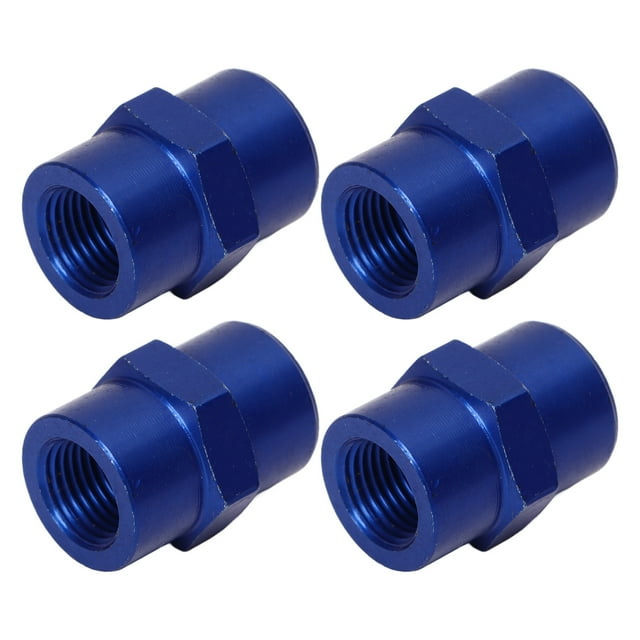 Adaptador de acoplador de acoplamiento hembra NPT de 1/8 pulgadas, accesorio Universal para tuberías de combustible, aire, agua, aceite y Gas, 4 Uds.