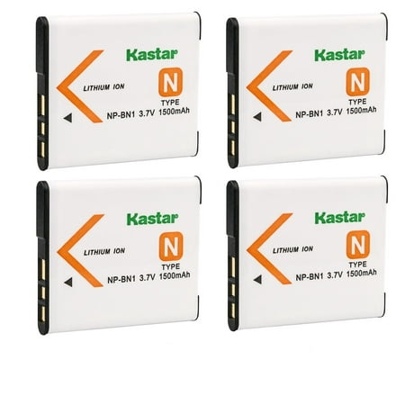 Image of Kastar 4-Pack Battery Replacement for Sony Cyber-shot DSC-WX5 Cyber-shot DSC-WX7 Cyber-shot DSC-WX9 Cyber-shot DSC-WX10 Cyber-shot DSC-WX30 Cyber-shot DSC-WX50 Cyber-shot DSC-WX60 Camera