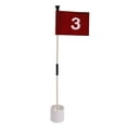 thumbnail image 1 of Golf Putting Green Flag and , Golf Flagpoles, Fiberglass Flagpole Practice Putting para Driving Range, Indoor Outdoor, Men Women Kids DYNWAVEMX Bandera de green de golf, 1 of 8