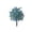 blue, variant on WYBXZ White Artificial Flower Stake All-Weather Faux Blooms Memorial Garden Decor for Wedding Arch Sympathy Arrangement - Fade-Proof Flexible Stems 54 Stems