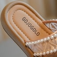 thumbnail image 4 of Wancir 2-12 Girls Genuine Leather Soft Closed Toe Princess Flat Shoes Summer Sandals(Toddler/Little Kid), 4 of 6