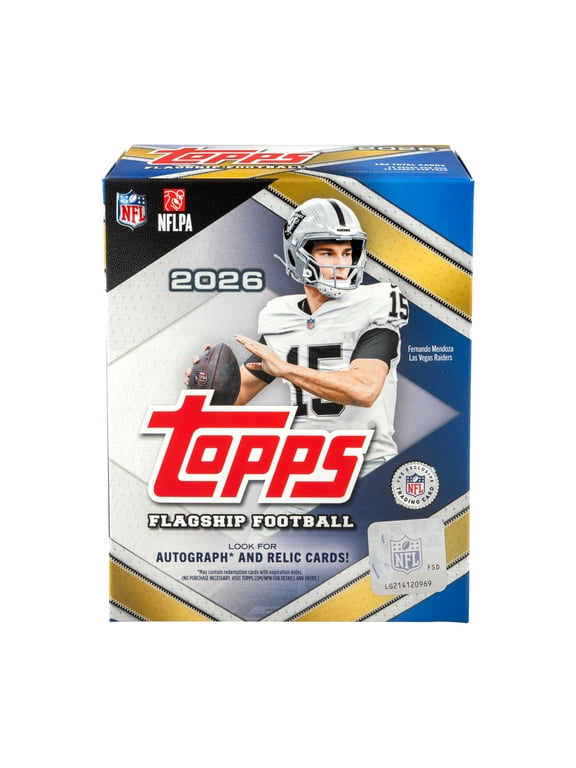 Collectible 2026 Topps Football Trading Cards Exclusive Mega Box