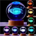 thumbnail image 6 of MyArtWe 3D Crystal Ball Colorful Night Light Galaxy Table Lamp, 6 of 8
