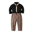 thumbnail image 4 of Vedolay Boys Fashion Sets Boys Loose Long Sleeve Top and Pants 2 Pc Sets Sportswear Clothing Sets,Black 5-6 Years, 4 of 5