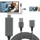 thumbnail image 2 of Adaptador de cable HDMI, cable USB a HDTV, Tsemy Wire Dongle USB macho + USB hembra a HDMI macho 1080P, cable de duplicación HDTV para teléfono, tableta, S9, S8, Note 8 y más, transmisión compartida, 2 of 7
