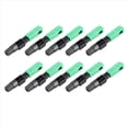 thumbnail image 5 of Conector de Fibra óptica Sc / de 50 Piezas Conector Rápido de Fibra óptica de Componente Monomodo Integrado-Negro + Verde, 5 of 5
