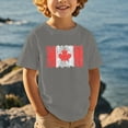 thumbnail image 3 of T-shirt Garçon Canada Drapeau du Canada Col Rond Manches Courtes Blouse Enfants Fête du Canada Imprimé Graphique Décontracté Fête du Canada Célébration T-Shirt Graphique Filles, 3 of 5