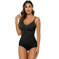 thumbnail image 4 of Seamless Camisole Thong Bodysuit for Women Tummy Control Shapewear Tops, 4 of 8