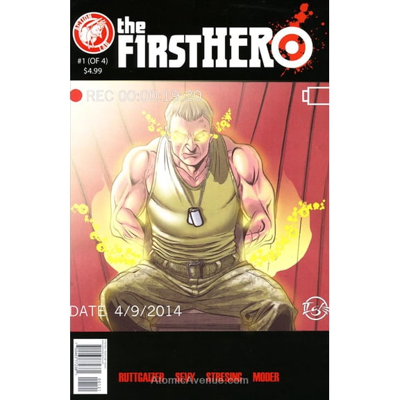 F1rst Hero #1A VF ; Action Lab Comic Book