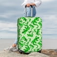 thumbnail image 7 of Pofeuu Green Lizard Print Luggage Suitcase Cover Protector Luggage Washable Covers Aesthetic for 18/24/28/32 inch Luggage（No luggage included）-Medium, 7 of 7