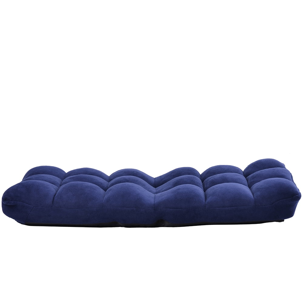 Kepooman Fabric Folding Lazy Sofa Chair, Adjustable Floor Sofa Chair, Lazy Gaming Sofa Chair, Blue Kepooman Fabric Folding Lazy Sofa Chair, Adjustable Floor Sofa Chair, Lazy Gaming Sofa Chair, Blue