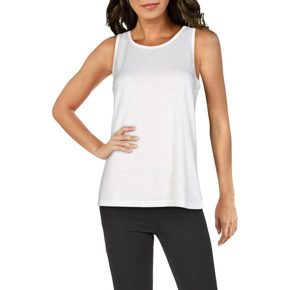 Ideology Womens Fitness Workout Tank Top White S