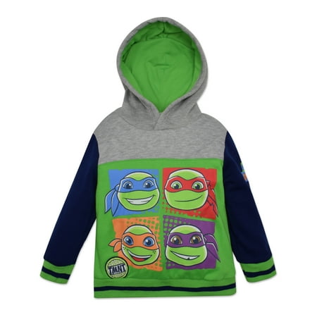 Nickelodeon Ninja Turtles Toddler Boys' Hoodie Grey (2T)