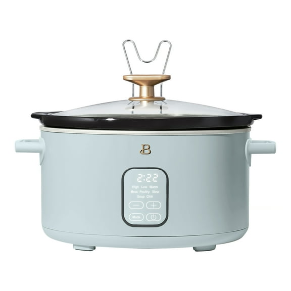 Beautiful 6 Qt Programmable Slow Cooker, Hydrangea by Drew Barrymore