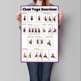 thumbnail image 2 of AVOI Chair Yoga Practice Poster for Seniors Yoga Room Poster Canvas Painting Posters & Prints Wall Art Pictures Yoga Poster with Poses for Living Room Bedroom Decor Unframe: 16x20inch(40x50cm), 2 of 5