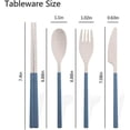 thumbnail image 2 of Foldable Reusable Cutlery Set Travel Camp Cutlery Easy Clean, 2 of 5