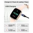 thumbnail image 4 of 1.75" Smart Watch for Women Men,2026 Bluetooth Calls /Answer Smartwatch for Android Iphone, IP68 Waterproof Fitness Tracker, 100+ Sport Modes,Music,Pedometer,Gifts,5–7 days of usage time，Pink, 4 of 12