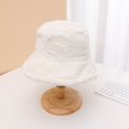 thumbnail image 4 of vnanda Flat Top Fisherman Hat Women's Winter Fisherman Hat Letter Decor Flat Top Deep Anti-slip Thick Plush Soft Windproof Warm Solid Color Lady Autumn, 4 of 8