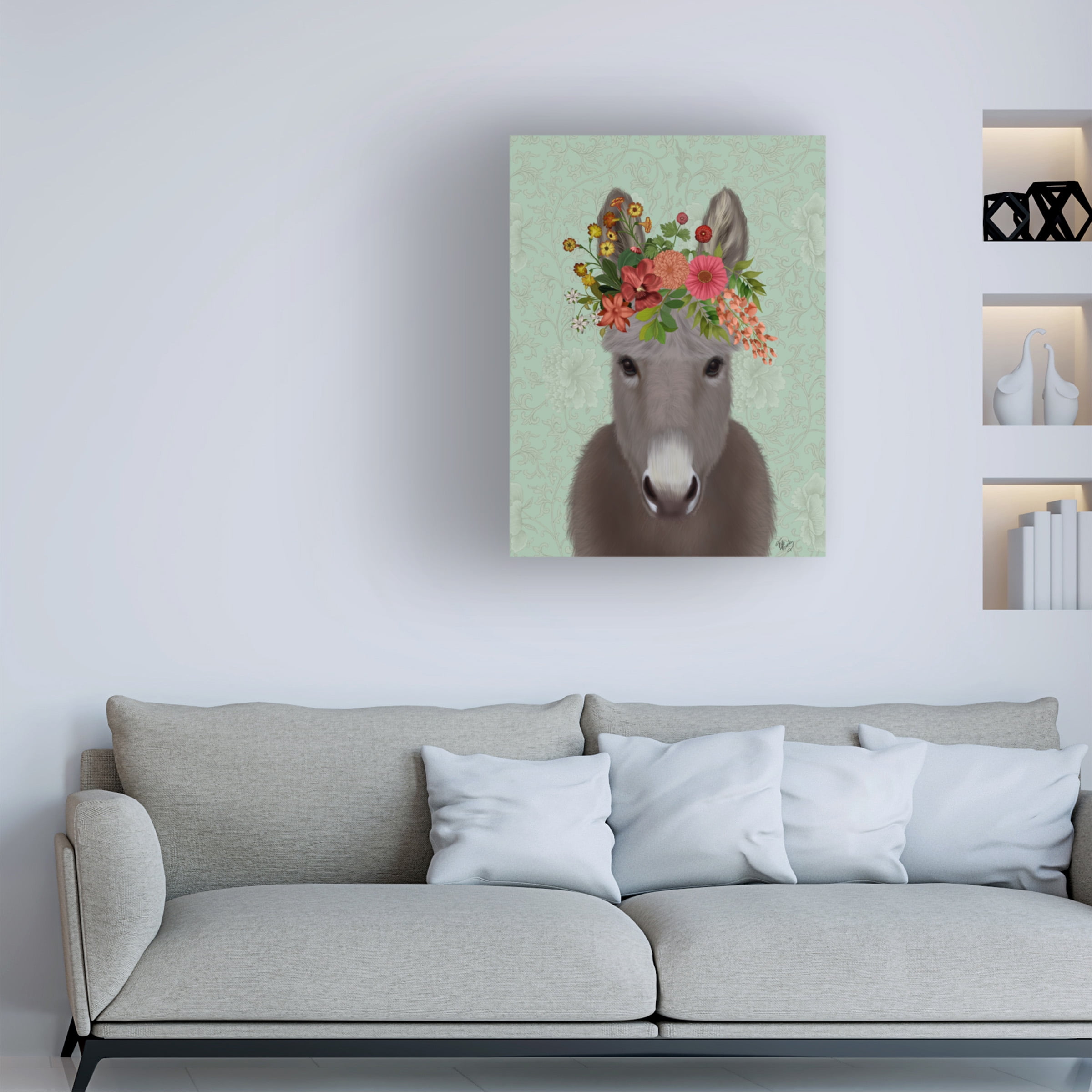 Fab Funky 'Donkey Bohemian 4' Canvas Art