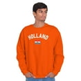 thumbnail image 5 of Dutch Flag Holland Soccer Fan Pride Sweatshirt for Men or Women Brisco Brands S, 5 of 5
