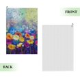 thumbnail image 2 of Kdxio Spring Flower Seasonal Pattern Golf Towel (24" X 16") with Carabiner Clip - The Convenient Golf Cleaning Towel, 2 of 8