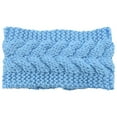 thumbnail image 2 of GZWYHT Headbands for Women,Hair Accessories Unisex Elastic Knitted Thermal Head Hairband Sweet Girls Sport Hair Accessories Skincare Headband,Hair Bands,Hair Ties Light blue, 2 of 5