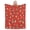 Red, variant on Rubber Duck Throw Blanket, Cute Rubber Duck Blanket, Cartoon Ducky All Season Bed Bedroom Gift 60x50