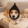 thumbnail image 4 of FHBVT Pet Winter Windproof Ear Warmer Hat Fleece Lining Adjustable Chin Strap Ear Warming Design Windproof Warm Easy Clean for Cats Dogs Cold Weather Outdoor Walks Festive Photos Pet Accessory Decor, 4 of 6