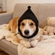thumbnail image 4 of Pisexur Suministros para mascotas Gorro de invierno a prueba de viento para mascotas, capucha para perro, calentador de orejas para clima frío, correa ajustable para la bperros, gatos y animales, 4 of 6