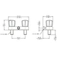 thumbnail image 4 of Laguna Brass 3220AWT/4120WT RV/Motorhome Non-Metallic Valve with Hand Shower Set, White Finish, 4 of 4