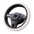 thumbnail image 2 of Uemuo Retro Floral Printed Car Elastic Steering Wheel Cover - Universal Car Accessory for Diverse Cars Anti-Slip, and Comfortable- 15", 2 of 8
