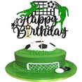 thumbnail image 4 of pitrice Creative football cake card insertion, 4 of 9