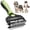 Green, variant on Charefin 3-in-1 Pet Grooming Brush, Dematting and Deshedding Tool for Dogs and Cats, Long and Short Hair, Orange